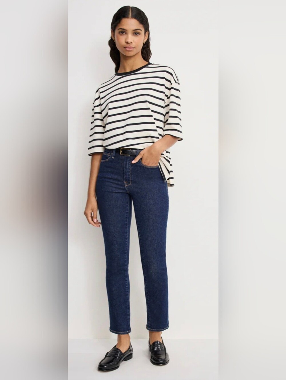 Good American Good Legs Straight Jeans Size 8/29
